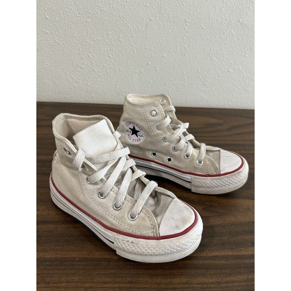 Converse Kids Size 11 Chuck Taylor All‎ Star Canvas High Top Sneaker White